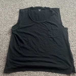 Madewell Women's Black Muscle Tee
